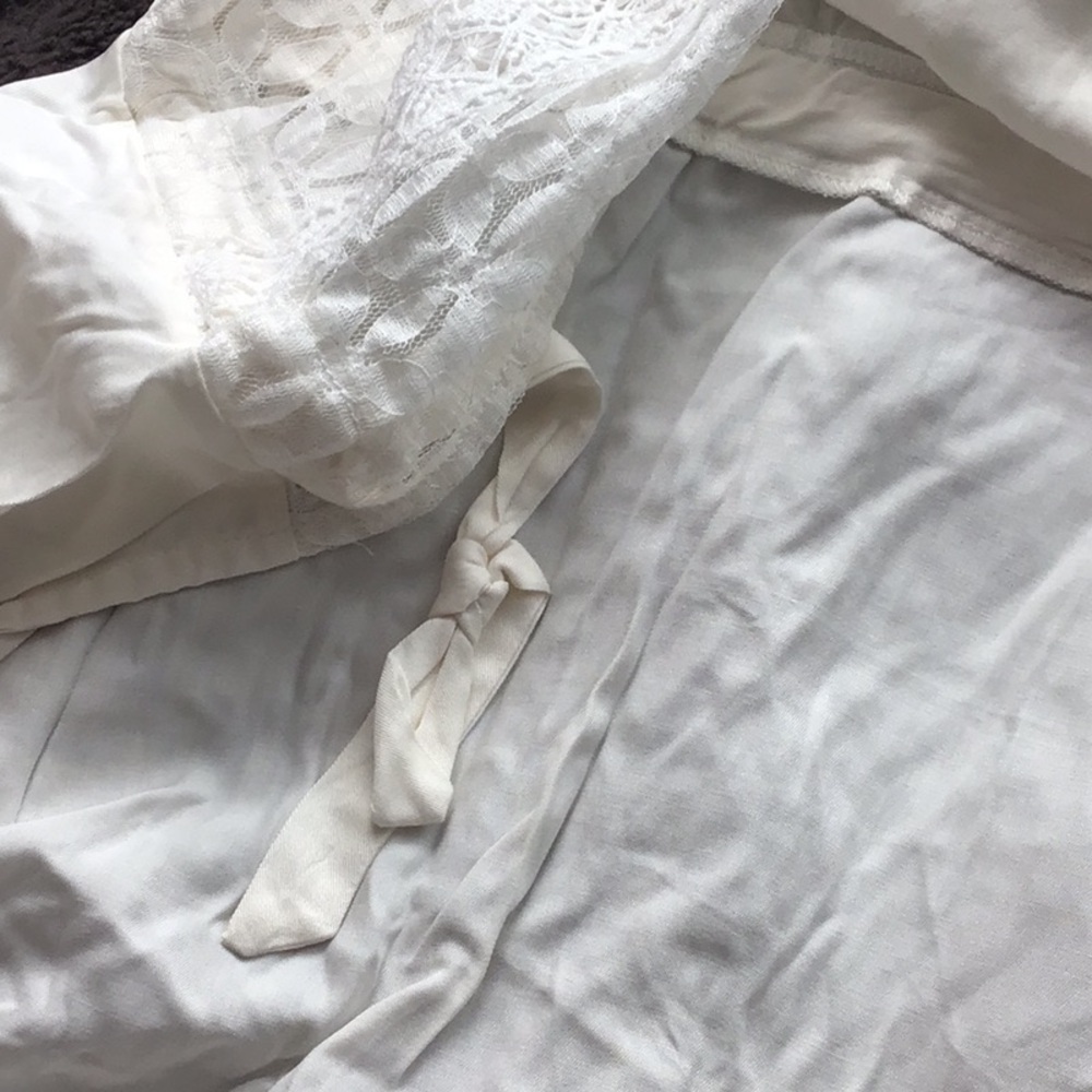 NEW! Viscose Duster White Lace Kimono - Picture 8 of 10